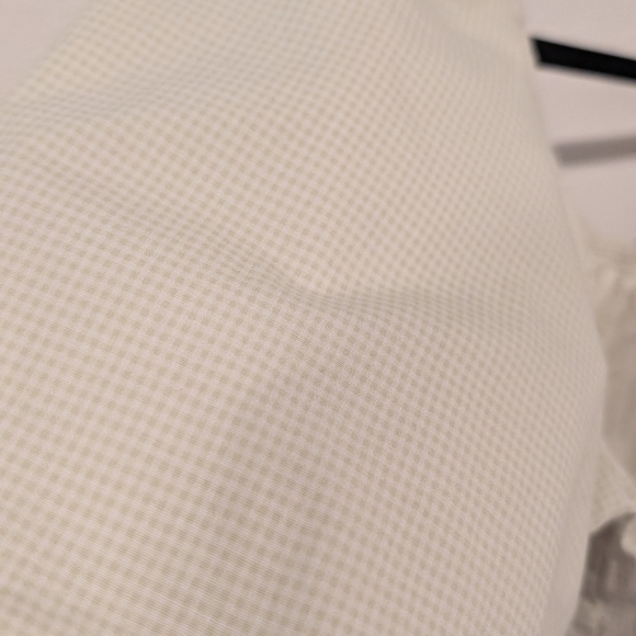 Muted Green Puff Sleeve Gingham Cotton Crop XL - Picture 2 of 5